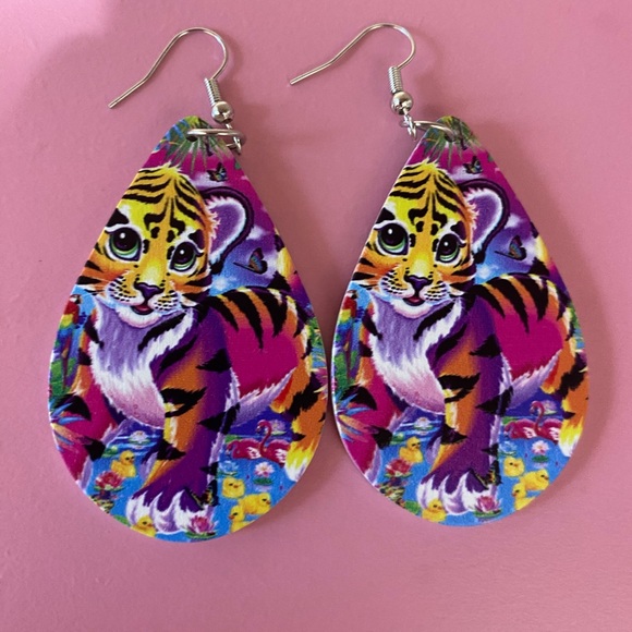 Lisa Frank Earrings - Picture 2 of 2